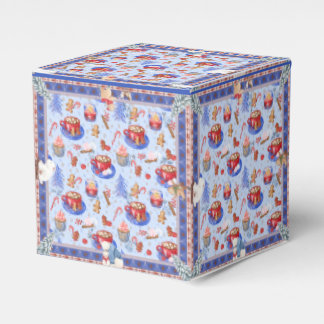 Caja Para Regalos Cacao de Invierno Acogedor Artesanal