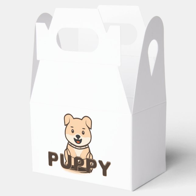 Caja Para Regalos Cachorro (Abierto)