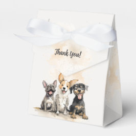 Caja Para Regalos Cachorro de cachorro de perro de niño Baby Shower 