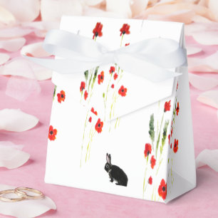 Caja Para Regalos Cachorros rojos Conejo conejo conejito