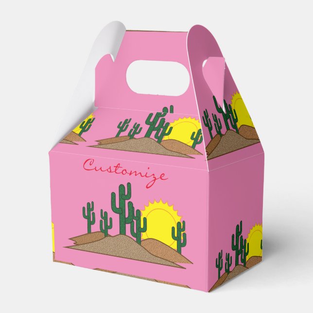 Caja Para Regalos Cactus del desierto Thunder_Cove (Front Side)