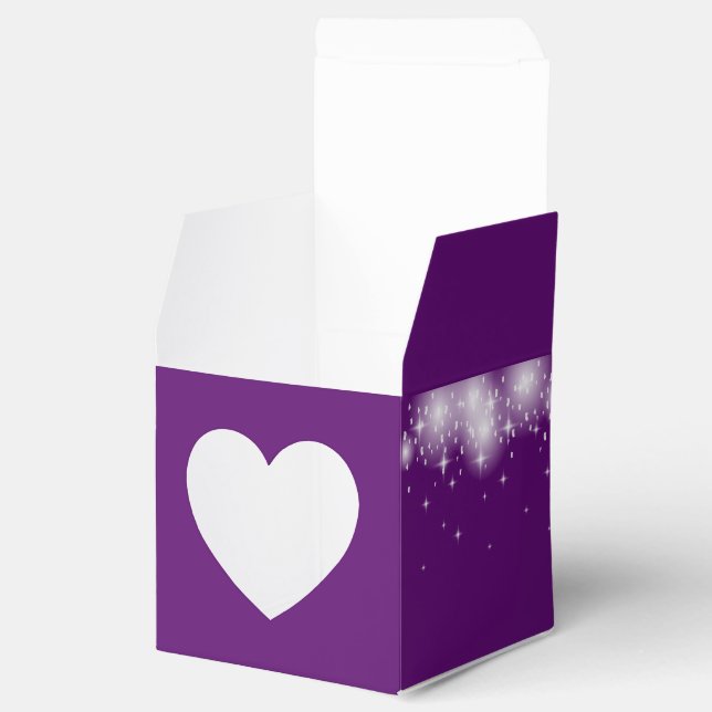 Caja Para Regalos Cadena de luces y estrellas de boda (Abierto)