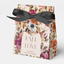 Cae en amor Otoño Wreath Arch ducha de novia rosa