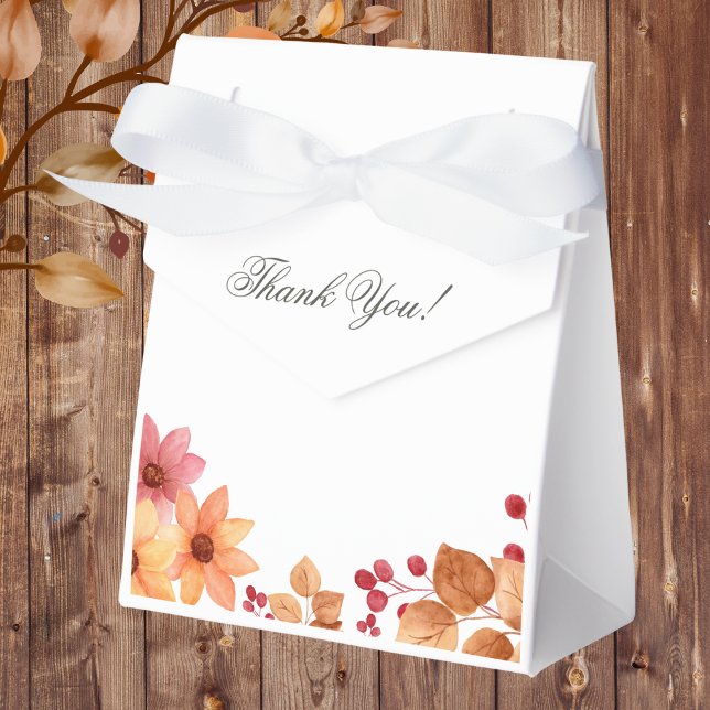 Caja Para Regalos Caer Rústico Otoño Bridal Shower (Subido por el creador)