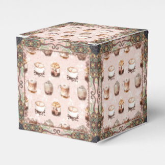 Caja Para Regalos Café Artesanal Acuarela