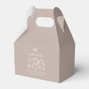 Caja Para Regalos Café Bebe Home Coffee Baby Shower Latte