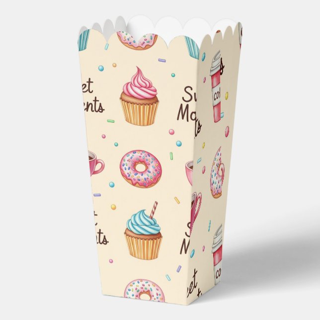 Caja Para Regalos Café, donuts y quequitos de Natasha Us (Anverso)