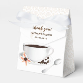 Caja Para Regalos Café frijol Boda de la Copa de Café Gracias