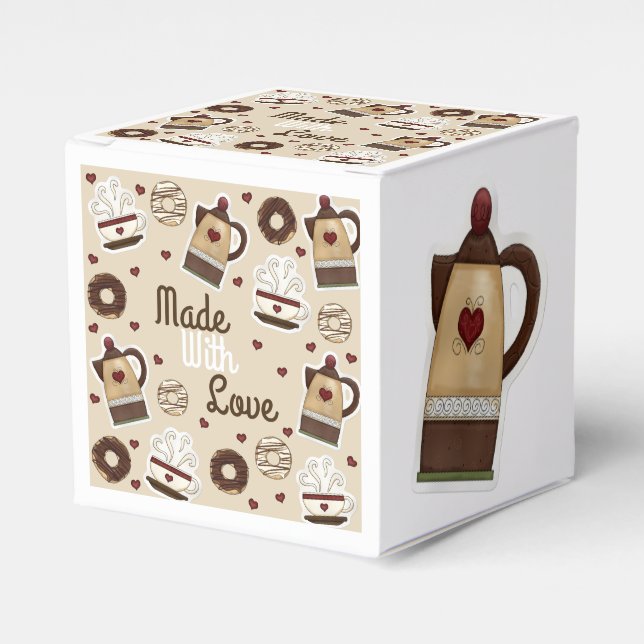Caja Para Regalos Café y Tartas caseras para la Copa (Costado Anverso)