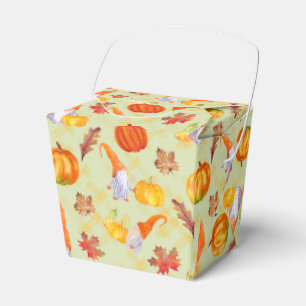 Caja Para Regalos Caída de la acuarela, Calabazas Y Sale Favor