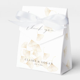 Caja Para Regalos Caída del Oro Ginkgo deja Boda