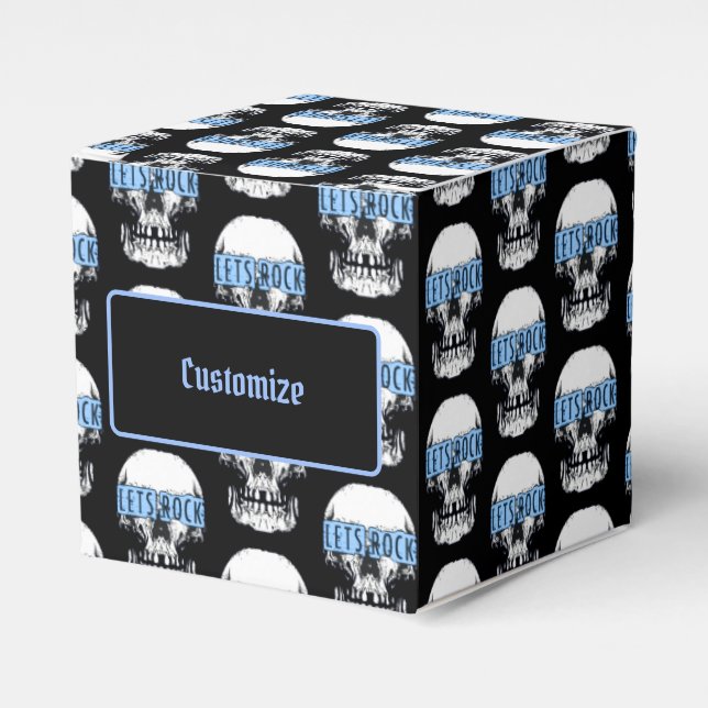 Caja Para Regalos Caída del rock personalizada (Costado Anverso)