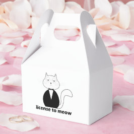 Caja Para Regalos Caixa de presente - Cat, License to Meow