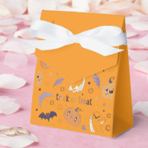 "Caja de regalo de calabaza y fantasma de Hallowee