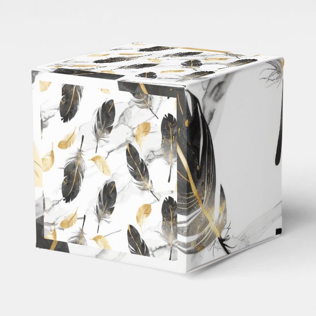 Caja Para Regalos "Caja de regalo de cubo táctil para pluma" (Costado Anverso)