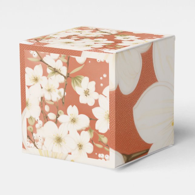 Caja Para Regalos "Caja de regalo floral" (Costado Anverso)