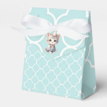 Caja de regalos adorable Cumpleaños Meow-nificente