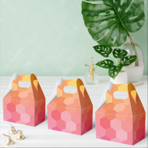 Caja Para Regalos Caja de Regalos con Formas Geométricas de Hexágono