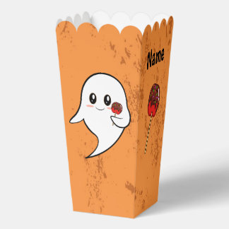Caja Para Regalos Caja de regalos de fantasma lindo sosteniendo una