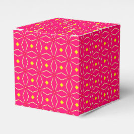 Caja Para Regalos Caja de regalos de fiesta con estampado geométrico