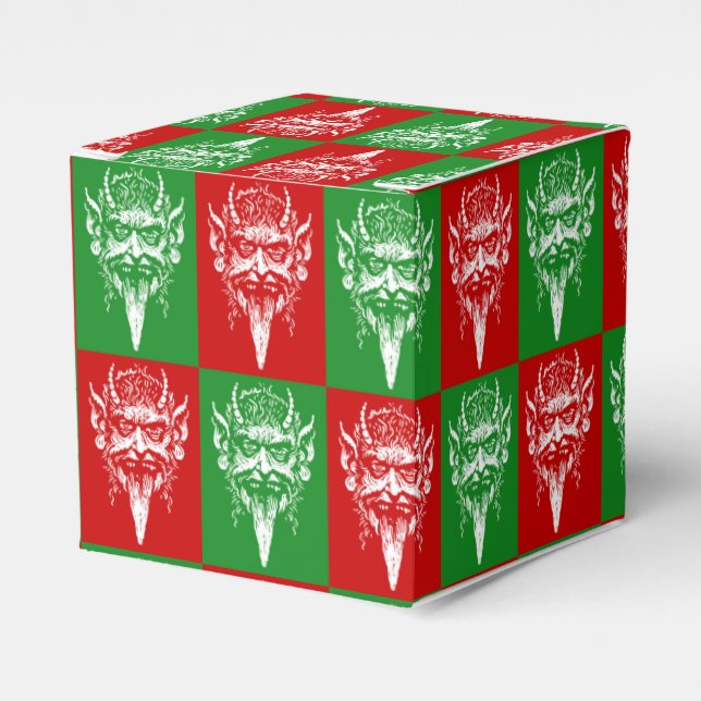 Caja Para Regalos Caja de regalos de Krampus (Costado Anverso)