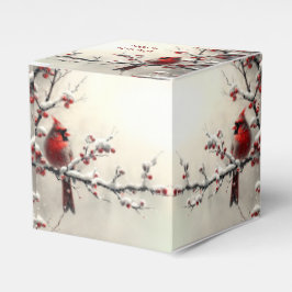 Caja Para Regalos Caja de regalos del Cardenal Rojo navidades