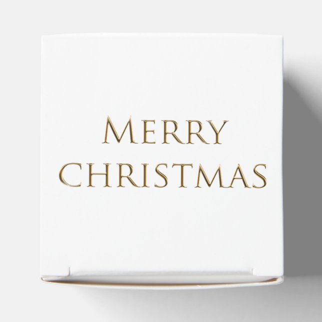 Caja Para Regalos Cajera hermosa navidad (Parte superior)