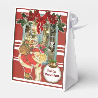 Caja Para Regalos Cajita para regalo de navidad, Santa Claus