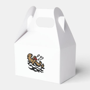 Caja Para Regalos Cajitas Favor de nutria marina