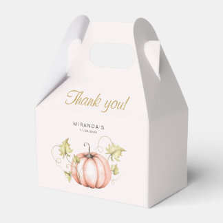 Caja Para Regalos Calabaza Autumn baby ducha Favor Box