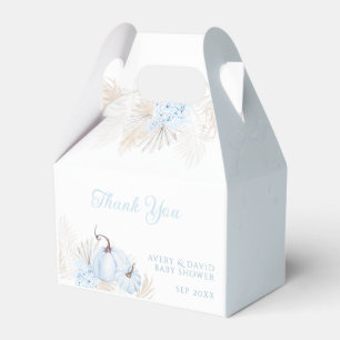 Caja Para Regalos Calabaza azul Boho Es un Baby Shower de niño caído