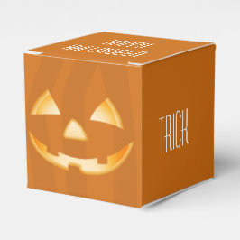 Caja Para Regalos Calabaza cuadrada Halloween Favorito Box -Truco o