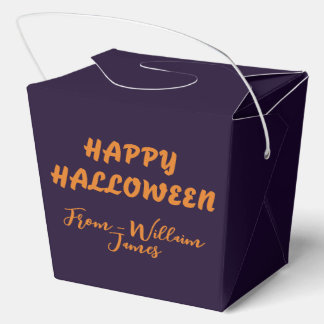 Caja Para Regalos Calabaza de Halloween personalizada Mister Pumpk-A