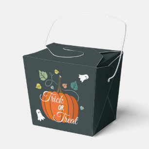 Caja Para Regalos Calabaza de Halloween y truco o truco de fantasmas