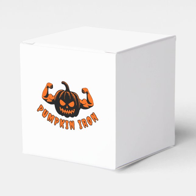 Caja Para Regalos Calabaza de Hierro  (Costado Anverso)