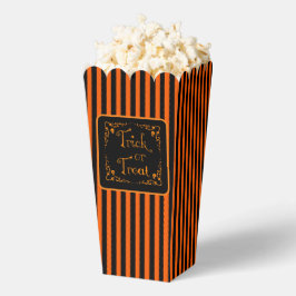 Caja Para Regalos Calabaza Naranja de Halloween Truco o Trato 