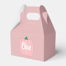 Calabaza Rosada Primer Cumpleaños