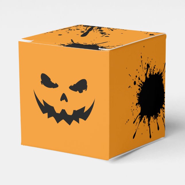 Caja Para Regalos Calabaza Tinta (Costado Anverso)