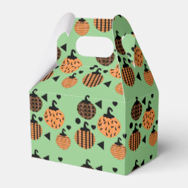 Caja Para Regalos Calabazas de confeti geométricas de Halloween lind