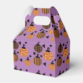 Caja Para Regalos Calabazas de confeti geométricas de Halloween lind