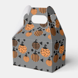 Caja Para Regalos Calabazas de confeti geométricas de Halloween lind