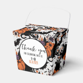Caja Para Regalos Calabazas de Gato Negro