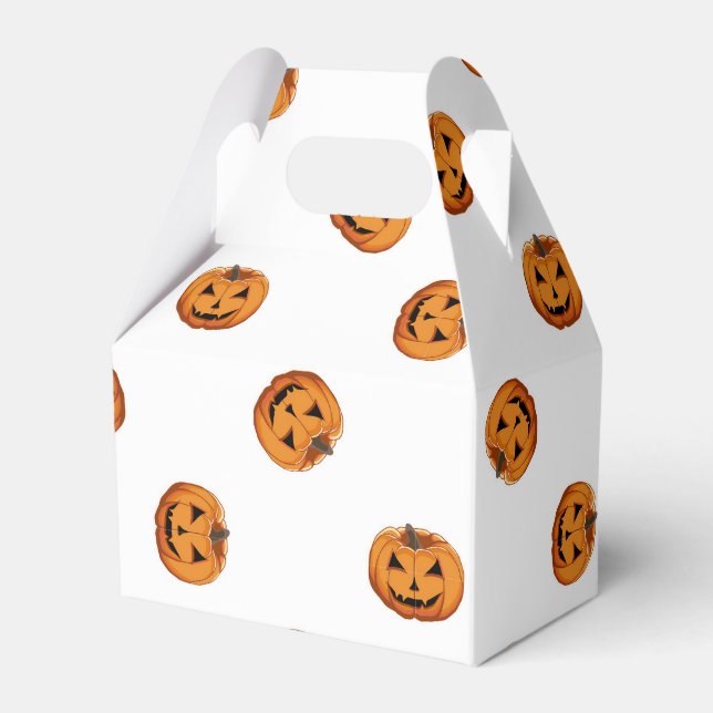 Caja Para Regalos Calabazas de Halloween (Front Side)