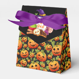 Caja Para Regalos Calabazas de Truco o Trato
