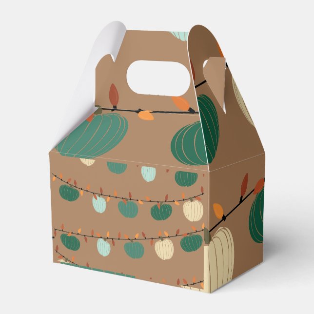 Caja Para Regalos Calabazas y luces (Front Side)