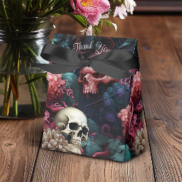 Caja Para Regalos Calaveras florales Octopus Tentacles Boda gótico