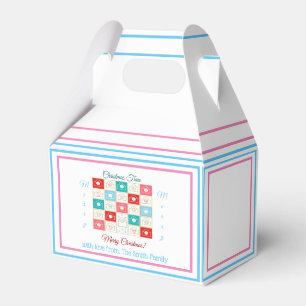 Caja Para Regalos Calendario Personalizable del advenimiento del