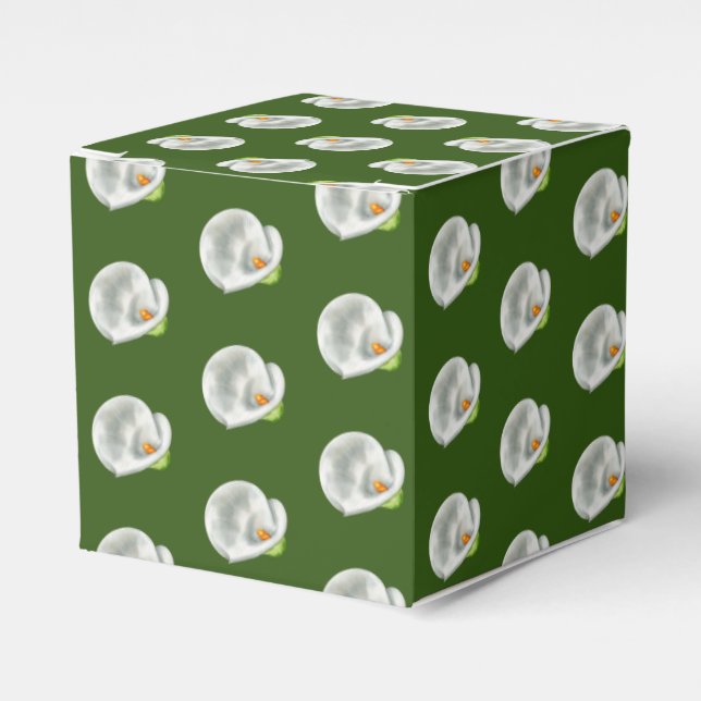Caja Para Regalos Calla Lilly (Costado Anverso)