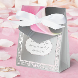 Caja Para Regalos Calla rosa Lily Wedding Favor Box