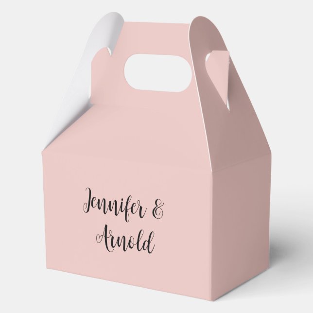 Caja Para Regalos Calligrafía elegante de la planicie (Anverso)